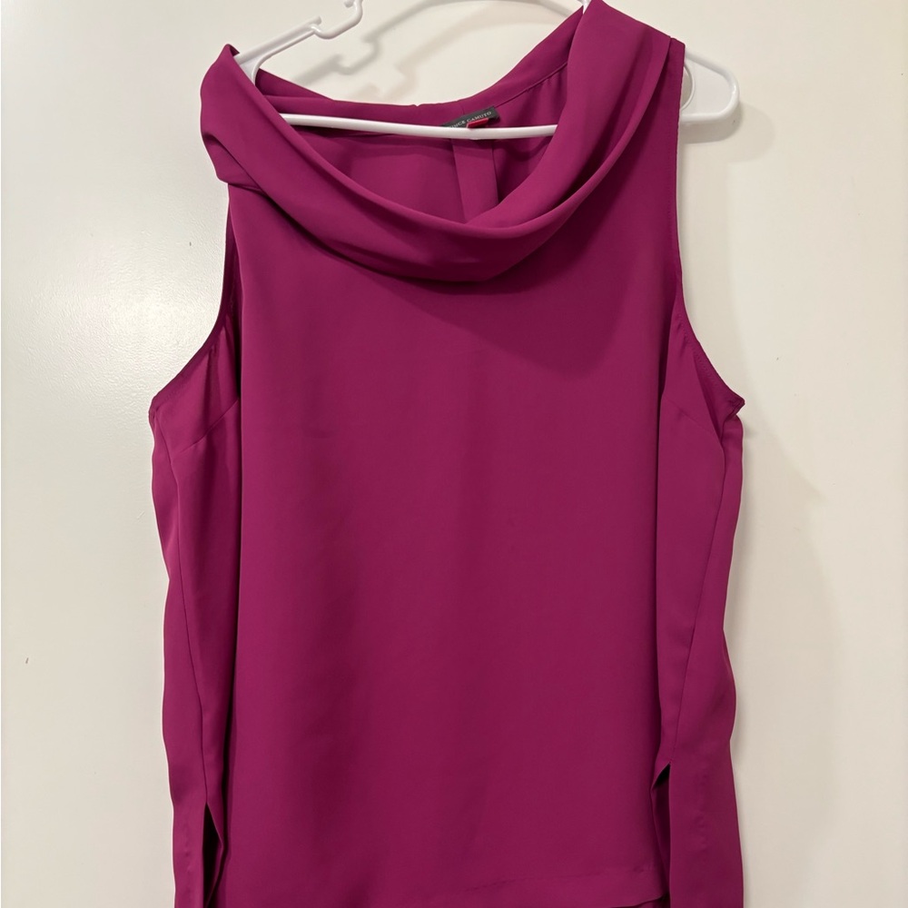 Vince Camuto Pink Sleeveless Blouse